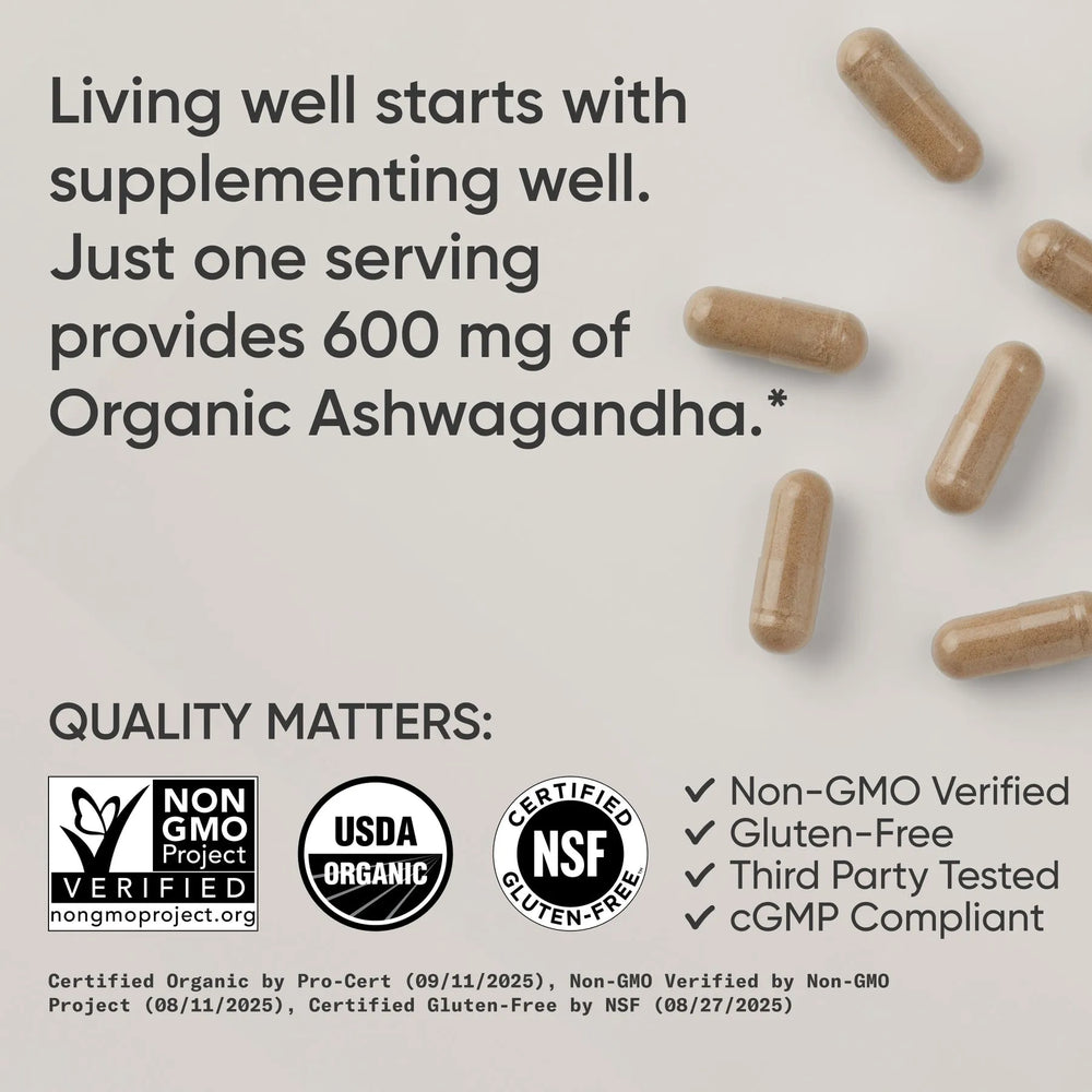 600 MG / 90 Organic Veggie Capsules