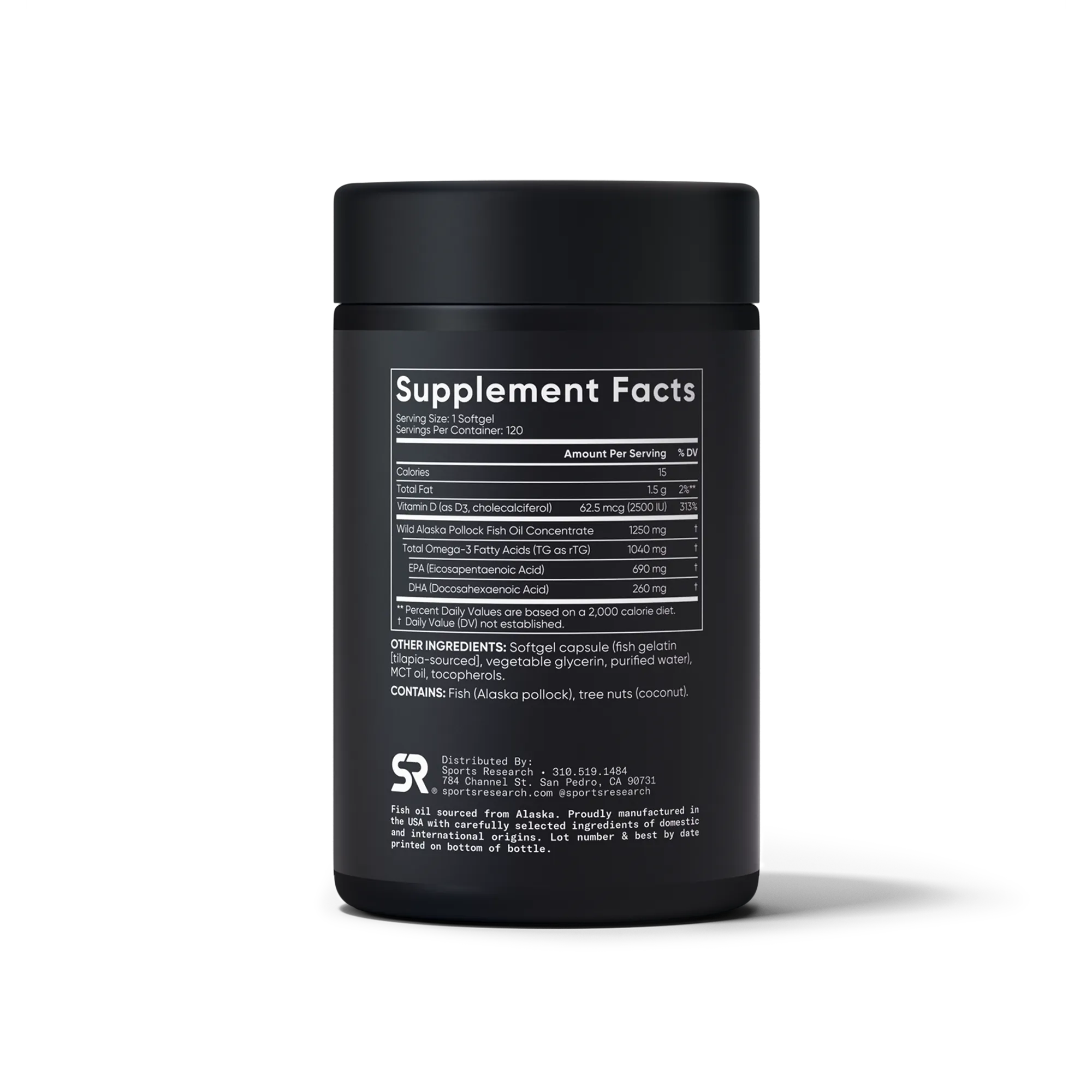 1250 MG OMEGA-3 | 2500iu D3