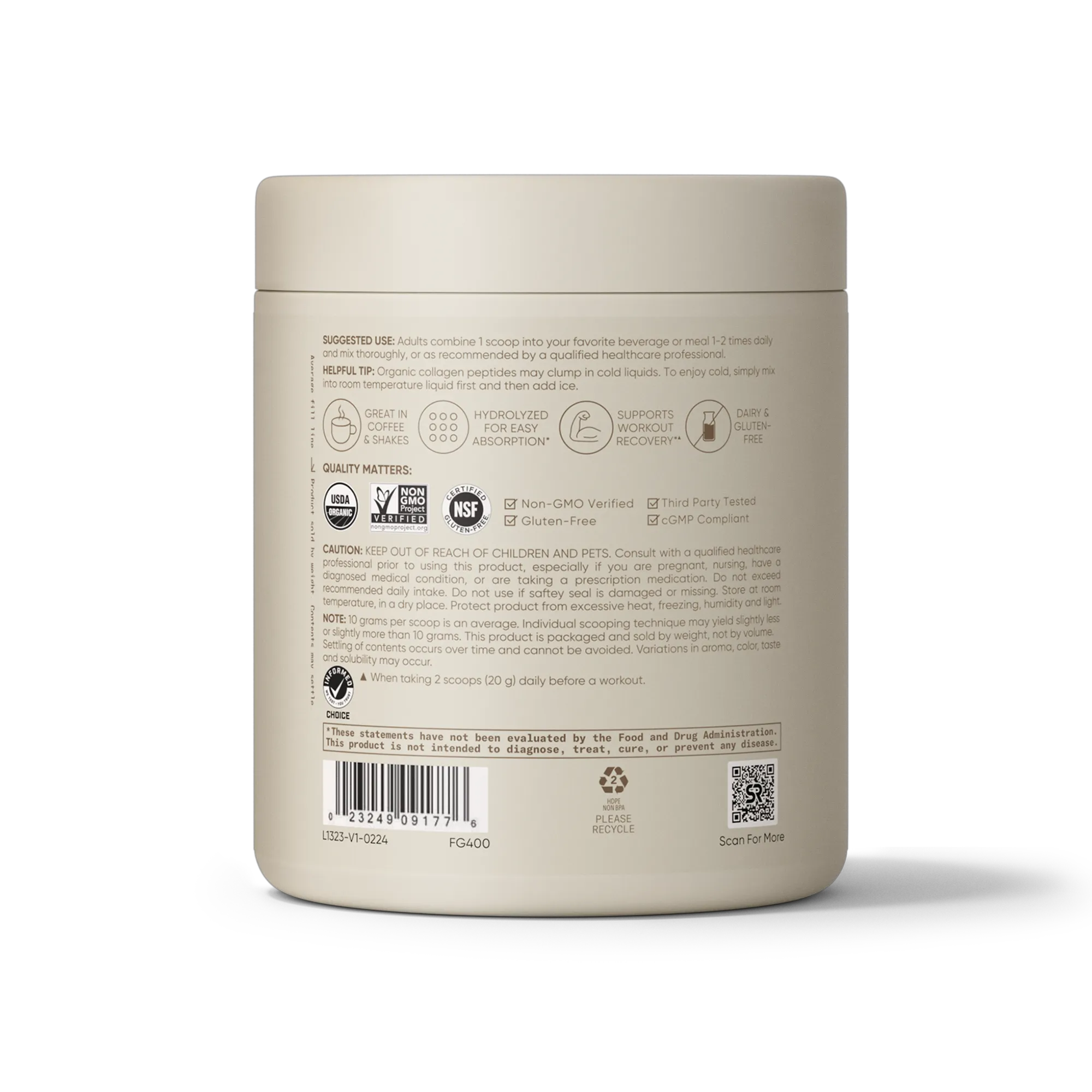 Unflavored (30 servings) / 10.58 oz