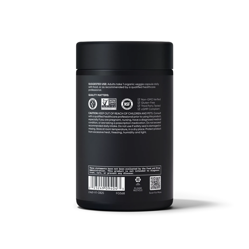 600 MG / 90 Organic Veggie Capsules